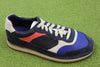 Clarks Men's Craft Run Tor Sneaker - Navy Leather Side Angle View