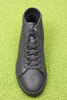 Clae Unisex Bradley Mid Sneaker - Triple Black Leather Top View