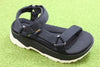 Women's Jadito Sandal - Black Nylon Side Angle View