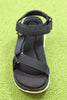 Women's Jadito Sandal - Black Nylon Top View