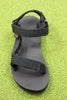 Teva Men's Universal Sandal- Black Nylon Top View
