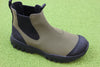 Woden Womens Magda Track Boot - Olive Rubber Side Angle View