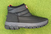 Hunter Women's Original Snow Ankle Boot - Black Nylon/Rubber/Fleece Side View