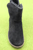 Birkenstock Women's Upsalla Boot - Black Suede/Shearling Top View