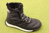 Sorel Women's Whitney Short Lace Boot - Black Nylon Side Angle View