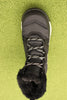 Sorel Women's Whitney Short Lace Boot - Black Nylon Top View