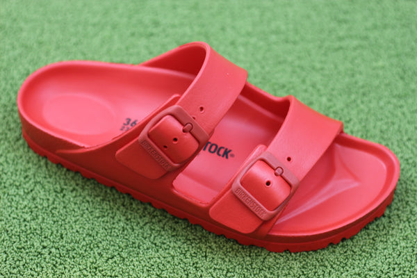 Birkenstock Women's Arizona EVA Sandal - Active Red Side Angle View