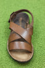 Brador Women's 34260 Sandal - Mogano Leather Top View