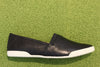 Women's Melanie Slip on - Black Leather Side View