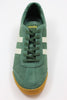 Gola Men's Harrier Sneaker - Evergreen/Off White Suede/Leather - Top View