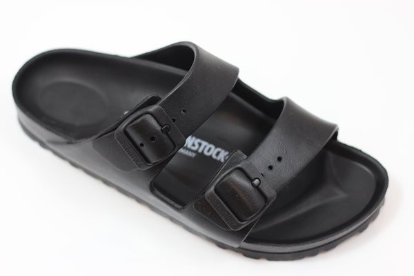 Birkenstock Women's Arizona EVA Sandal - Black EVA - Side Angle View