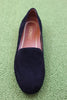 Vionic Women's Willa Slip On - Black Suede Top View