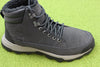 Men's Treeline Waterproof Boot - Black Leather Side Angle View