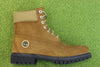 Men's Premium 6 Inch Waterproof Boot - Medium Brown Nubuck Side View