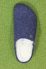 Birkenstock Women's Zermatt Slipper - Dark Blue Wool/Shearling Top View