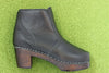 Maguba Women's Auckland Shearling Boot - Black Leather/Shearling Side View