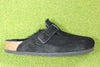 Birkenstock Unisex Boston Shearling Clog - Black Shearling Side View