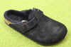 Birkenstock Unisex Boston Shearling Clog - Black Shearling Side Angle View