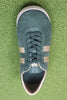 Women's Bullet Sneaker - Pearl/Evergreen Suede/Leather Top View