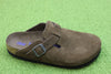 Men's Boston Clog - Carafe Suede Side Angle View
