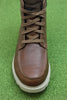 Mens Madson Moc Boot - Velvet Tan/Tobacco Leather Top View
