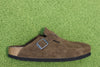 Women's Boston Clog - Carafe Suede Side View