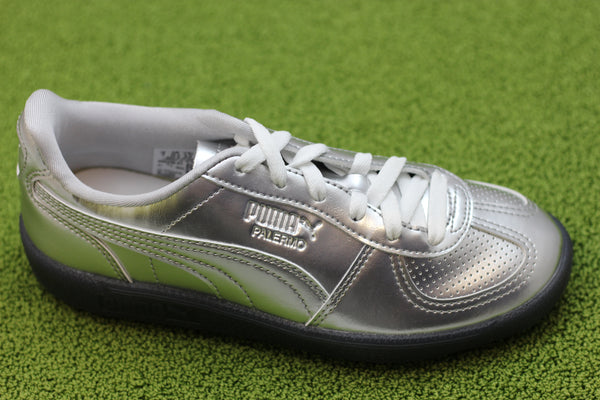 Women's Palermo Astro Sneaker - Silver/Grey Side Angle View