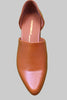 Intentionally Blank Women's Perf Hi Pump - Whiskey Calf Top View