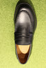 Men's Tyler Flex Penny Loafer - Black Leather Top View