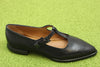 Womens 21495 Caty Mary Jane - Black Leather Side Angle View