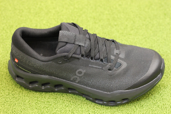 Men's Cloudsurfer Trail2 WP Sneaker - Black/Black Synthetic Side Angle View