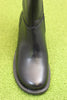 Womens Vega Zip Boot - Black Leather Top View