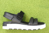Sorel Women's Vibe Sandal - Black Leather/Nylon  Side View
