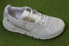 On Running Womens Cloudrift Sneaker - Undyed White/Sand Synthetic/Mesh Side Angle View