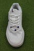 Womens Roger Spin Sneaker - Undyed White/Indigo Mesh Top View