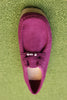 Women's Wallabee - Berry Suede Side Top View