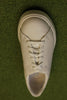 Men's Code C Lace Sneaker -  White Leather Top View