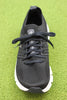 On Running Mens Cloudrift Sneaker - Black/White Synthetic/Mesh Top View