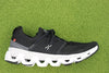 On Running Mens Cloudrift Sneaker - Black/White Synthetic/Mesh Side View
