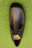 Men's Wallabee - Black/Brown Leather Top View