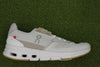 On Running Womens Cloudrift Sneaker - Undyed White/Sand Synthetic/Mesh Side View