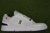 Womens Roger Spin Sneaker - Undyed White/Indigo Mesh Side View