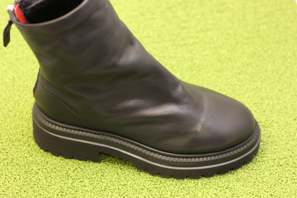Women's Rue26 Boot - Black Calf Side Angle View