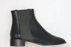 Coclico Women's Medlar Boot - Black/Green Leather/Felt Side View