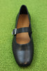Womens Jolin Mary Jane - Black Leather Top View