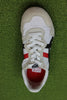 Unisex Serrano Sneaker - White/Black/Red Suede/Nylon Top View