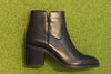 Women's Valvestino Low Boot - Black Leather Side View