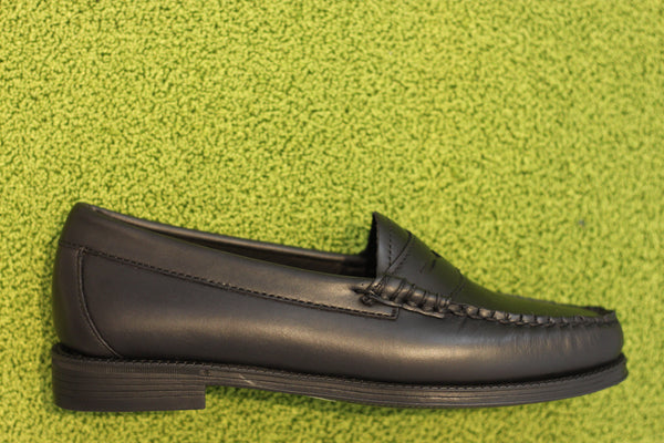 Women's Whitney Easy Weejun Loafer - Black Leather Side View
