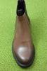 Mens Stanley Chelsea Boot - Brown Leather Top View