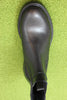 Mens Stanley Chelsea Boot - Black Leather Top View